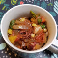 カバゴン's cooksnap of when they made ストウブでカジキマグロとタコのトマト煮.