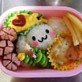 まめくろん's cooksnap of when they made 【話題入り】キャラ弁★シナモロール弁当.