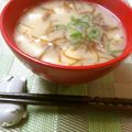 solapapa's cooksnap of when they made もずくと豆腐の味噌汁.