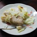 夏冬ママ's cooksnap of when they made 春キャベツと鶏むね肉のマヨ炒め☆.