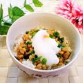 ももちゃんのれしぴ's cooksnap of when they made 混ぜて乗せるだけ♪ 超簡単ネバネバ丼.