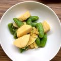 ウミダス's cooksnap of when they made 筍とスナップえんどうの味噌バター炒め.