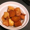 イルカ凡's cooksnap of when they made 圧力鍋　大根とバラ肉で簡単煮物.