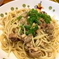 丘のタヌキちゃん's cooksnap of when they made サバ缶で和風パスタ。材料3つで時短！.