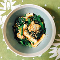 MINO1228's cooksnap of when they made 【ほうれん草とあさりのゴマめんつゆ和え】.