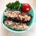 smfmoon's cooksnap of when they made とっても簡単！ライスバーガーおにぎらず♪.