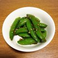 大中小トトロ's cooksnap of when they made スナックエンドウのゴマ和え.