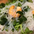 クマ好きクマ子's cooksnap of when they made 白滝 えび セロリ ヤムウンセン風サラダ.