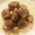halley's cooksnap of when they made あら簡単（笑）鳥ハツステーキ.