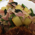 初心者みみ's cooksnap of when they made ベーコンとほうれん草の洋風炒め.