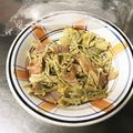 ぴーcook's cooksnap of when they made 簡単 えのきとハムのマヨカレー炒め.