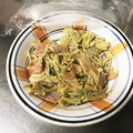 ぴーcook's cooksnap of when they made 簡単 えのきとハムのマヨカレー炒め.