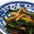 Q＆hikarunomama's cooksnap of when they made 脱レトルト★チンジャオロース★簡単本格♪.