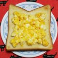 こげ岡's cooksnap of when they made 朝食にレンジでゆで卵風☆卵マヨパン.