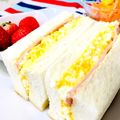 U☆kaoru's cooksnap of when they made ちょっとお得感あるかも☆ハム&卵サンド.