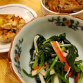 marinebird's cooksnap of when they made ほうれん草とカニカマの塩麹炒め.