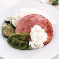 くっくペタ's cooksnap of when they made わさびハムステーキ【ボロニアソーセージ】.