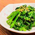 島子☆'s cooksnap of when they made わさび菜のお浸し.