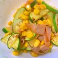 ちゃー's cooksnap of when they made 10分で♪ズッキーニとベーコンの炒め物.