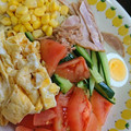 ｽｶｲﾌｨｯｼｭ☆'s cooksnap of when they made かんたん冷麺 ★ （冷やし中華）.