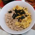 しょみ一's cooksnap of when they made 鶏そぼろと卵の二色丼♡﻿.