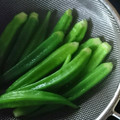 yuriレシピ's cooksnap of when they made 基本のオクラの下処理と茹で方＊.