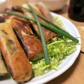 Sac’HiNa's cooksnap of when they made 父さんのご自慢☆さばにらの春巻き.