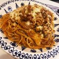 snoopchan's cooksnap of when they made 簡単絶品！鶏となすのトマトソースパスタ.