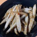 chika94's cooksnap of when they made スィートチリソースで簡単★甘辛ごぼう.