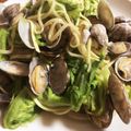 れいさやママ's cooksnap of when they made 春キャベツとアサリのボンゴレパスタ.