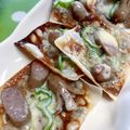 みっくママ's cooksnap of when they made 餃子の皮でピザフライ.