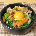 ふんわりしょこら's cooksnap of when they made なんちゃって　ビビンバ♪.