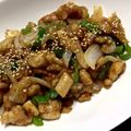 120615's cooksnap of when they made むね肉の生姜焼き♪ニンニクも香る♪.
