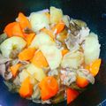 クック☆★☆'s cooksnap of when they made レンジで時短☆肉じゃがゴボウ.