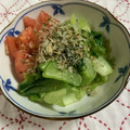 ankotetu's cooksnap of when they made 青梗菜・きゅうりとレタスの和風サラダ♪.