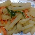レオミウ's cooksnap of when they made じゃがいもピーマン人参のチーズきんぴら.
