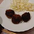 eiyoushi's cooksnap of when they made コロッケ《すきやき味》.