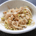めなよ's cooksnap of when they made もやしと鶏ひき肉の炒め物.