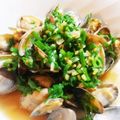 キッチン☆福にゃん's cooksnap of when they made ほんのり香るにんにく醤油 あさりの酒蒸し.
