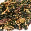 こじま･ジョフロワ's cooksnap of when they made 牛肉とほうれん草のバター醤油炒め.