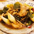 まめしばかきのすけ's cooksnap of when they made お酢でふっくら！鶏ももネギ炒め☆.