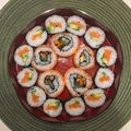 Hikarun818's cooksnap of when they made おもてなし♡わかりやすい裏巻ロール寿司.