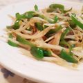 fu♪♪'s cooksnap of when they made からまるポン酢☆もやしピーマン炒め.