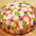 はま子209's cooksnap of when they made 立体ケーキ 簡単な基本の組み立て方.