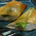 みなみなん's cooksnap of when they made 揚げない簡単♪ヘルシー海老プリ春巻き♪.