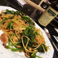 にのぷ's cooksnap of when they made 簡単☆ほうれん草としめじの和風パスタ.