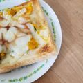 ちゃんと's cooksnap of when they made 残ったかぼちゃサラダでトースト♪.