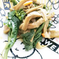 ユーロン's cooksnap of when they made 菜の花と舞茸の辛子醤油和え.