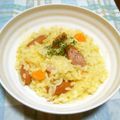 えれぼん's cooksnap of when they made 冷ゴハンと牛乳で♪リゾット・カルボナーラ.
