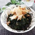 Dellaたん's cooksnap of when they made ☆母直伝☆思い出の和風ワカメサラダ.